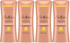 SheaMoisture Antiperspirant Deodorant Stick Moisturizing Raw Shea Butter & Hyaluronic Acid for 48HR Sweat & Odor Protection with No Parabens-& No Mineral Oil 2.6 oz,(Pack of 4)