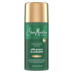 SheaMoisture Silk Press Prep Cream with Plant-Derived Straightening Actives, Alma Oil & Hydroplex Technology Provides Heat Protection While Helping to Preserve Natural Curl Pattern 3.3fl oz