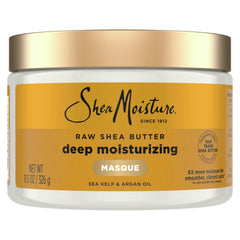 SheaMoisture Raw Shea Butter Deep Moisturizing Hair Masque for Curly Hair Raw Shea Butter Deep Conditioner to Moisturize and Renew Hair 11.5 oz
