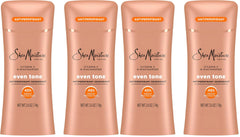 SheaMoisture Antiperspirant Deodorant Stick Even Tone Vitamin C & Niacinamide for 48HR Sweat & Odor Protection with No Parabens & No Mineral Oil 2.6 oz, (Pack of 4)