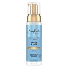 SheaMoisture Manuka Honey & Yogurt Smooth & Hold Multi-Styling Hair Mousse for Nourishment 7.5 fl oz | Smooth, Multi-Styling, Nourishment