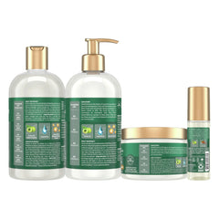 Shea Moisture Amla Oil Bond Repair System Complete Strengthening Routine 4 Piece Kit for Damaged Hair with HydroPlex Technology for Strengthening & Less Breakage