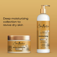 SheaMoisture Moisturizing Body Lotion with Raw Shea Butter, Argan Oil and Pro-Ceramides, Restoring Dry Skin, 24H Moisturizing 16 oz