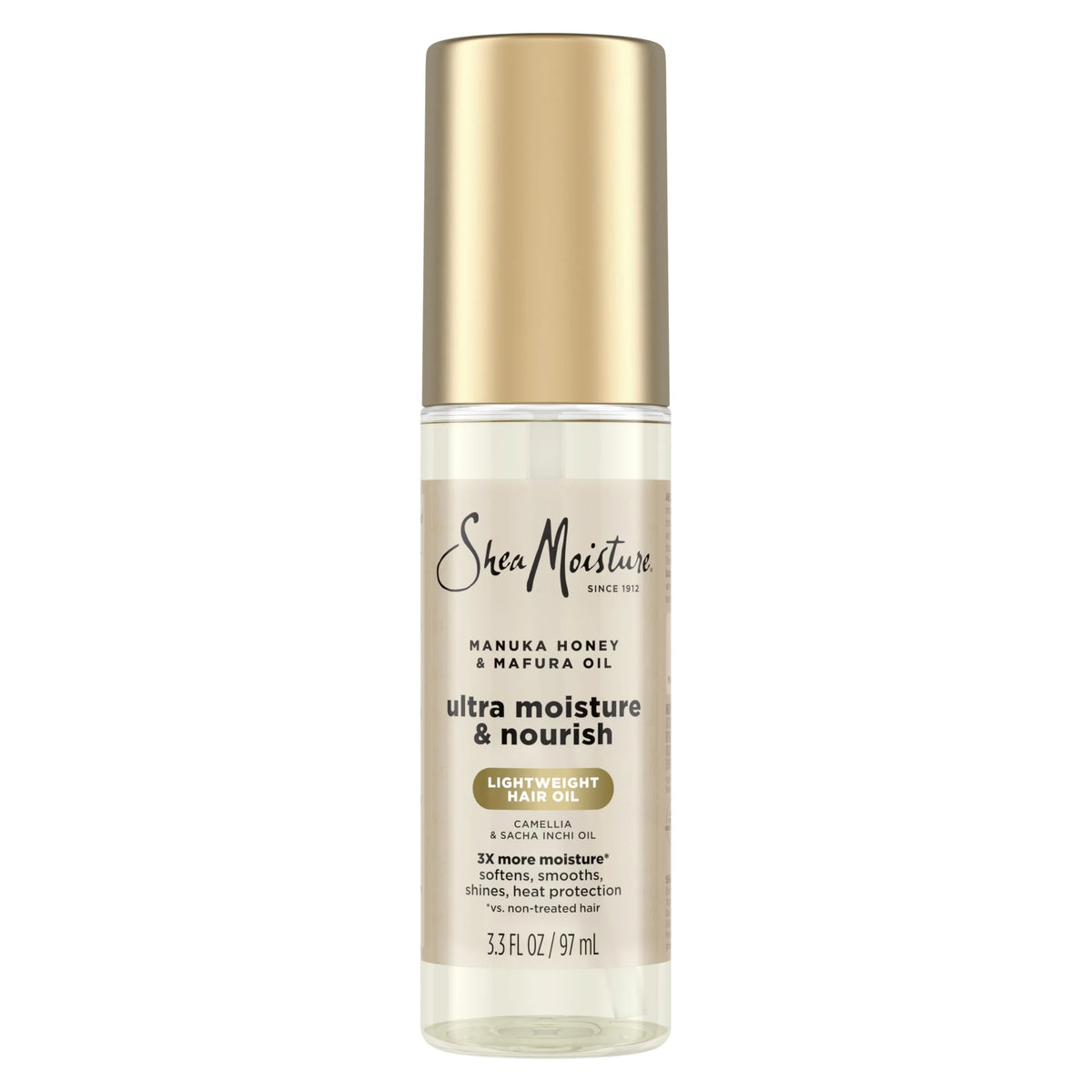 Shea Moisture Ultra Nourishing Manuka Honey & Mafura Oil Manuka Honey & Mafura Oil Instantly Hydrates And Smooths Hair 3.3 Fl Oz