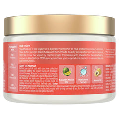 SheaMoisture Curl Stretch Multi-tasking Volume Cream Kalahari Melon Oil and a Tropical Vacation Scent With Hydrating Hyaluronic Serum, Defines Type 4 Curls For Days 11 Fl Oz