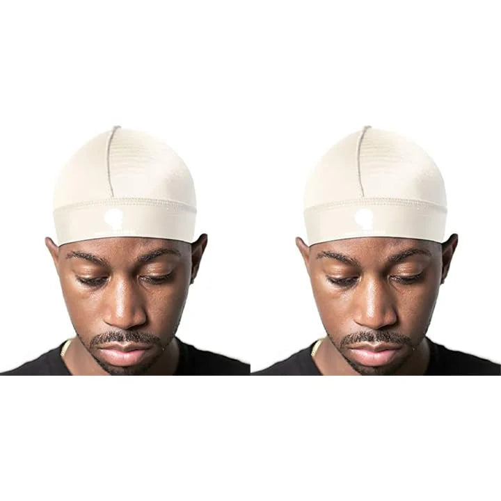 Royalty Headwear Silky Wave Cap for 360, 540 & 720 Waves, Soft Breathable Durag Skull Cap Beanie for Men
