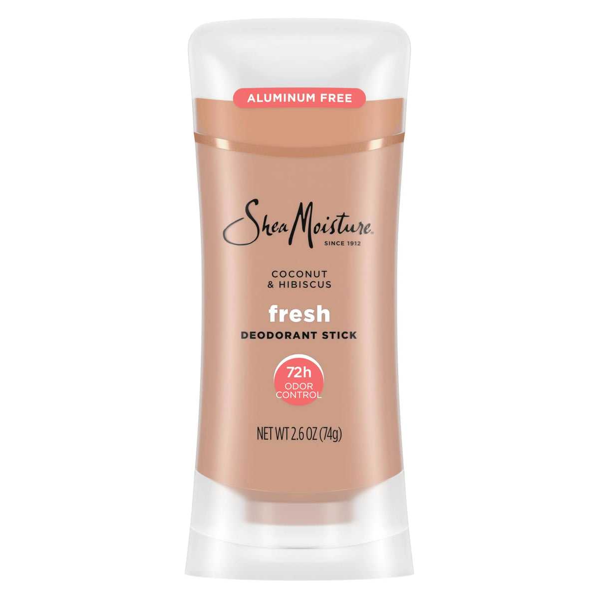 SheaMoisture Deodorant Stick 72h Odor Control Coconut & Hibiscus Fresh Aluminum Free 2.6 oz